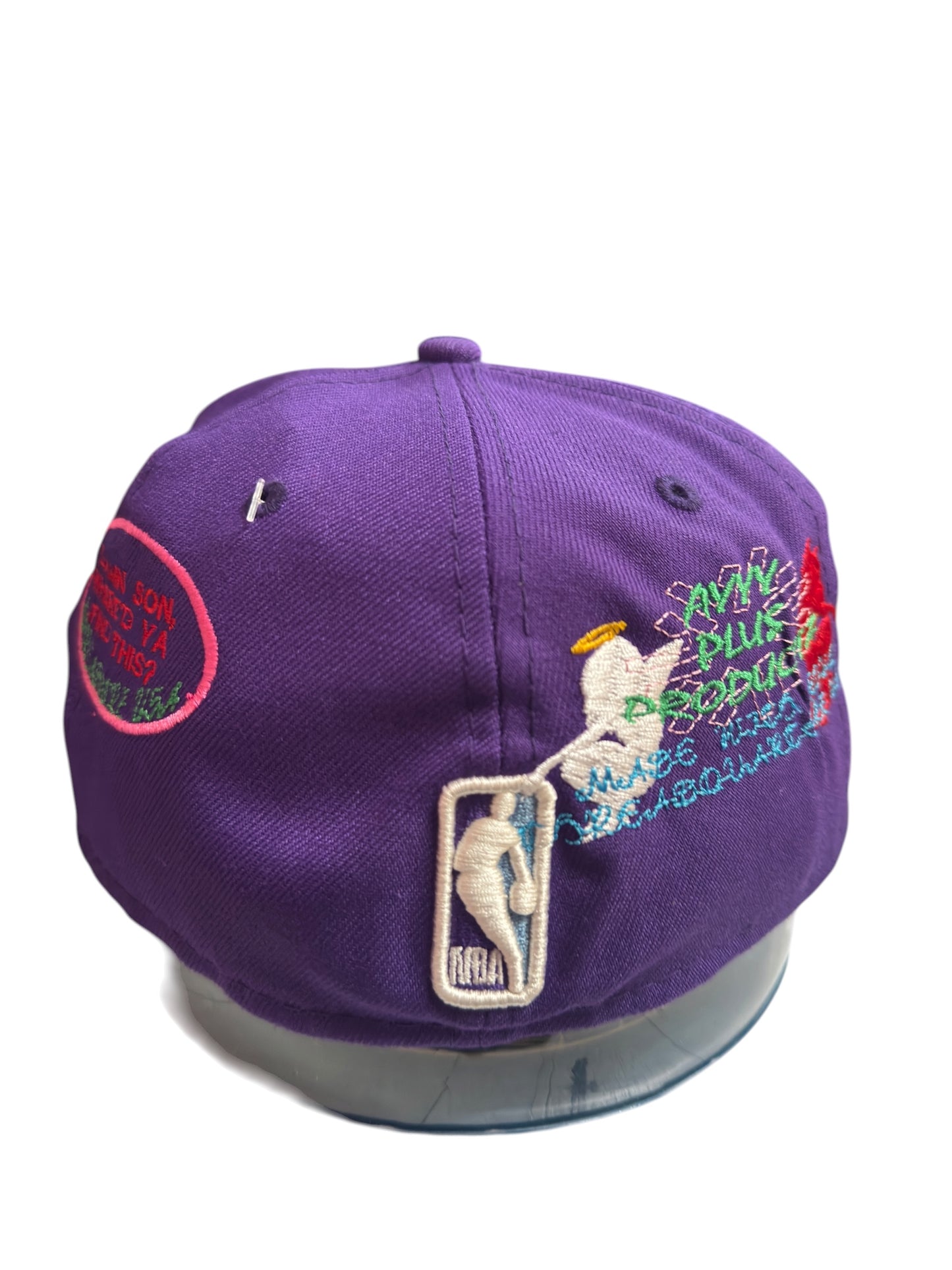 Lakers Gundam Main Character New Era Fitted Purple Size 7 1/4