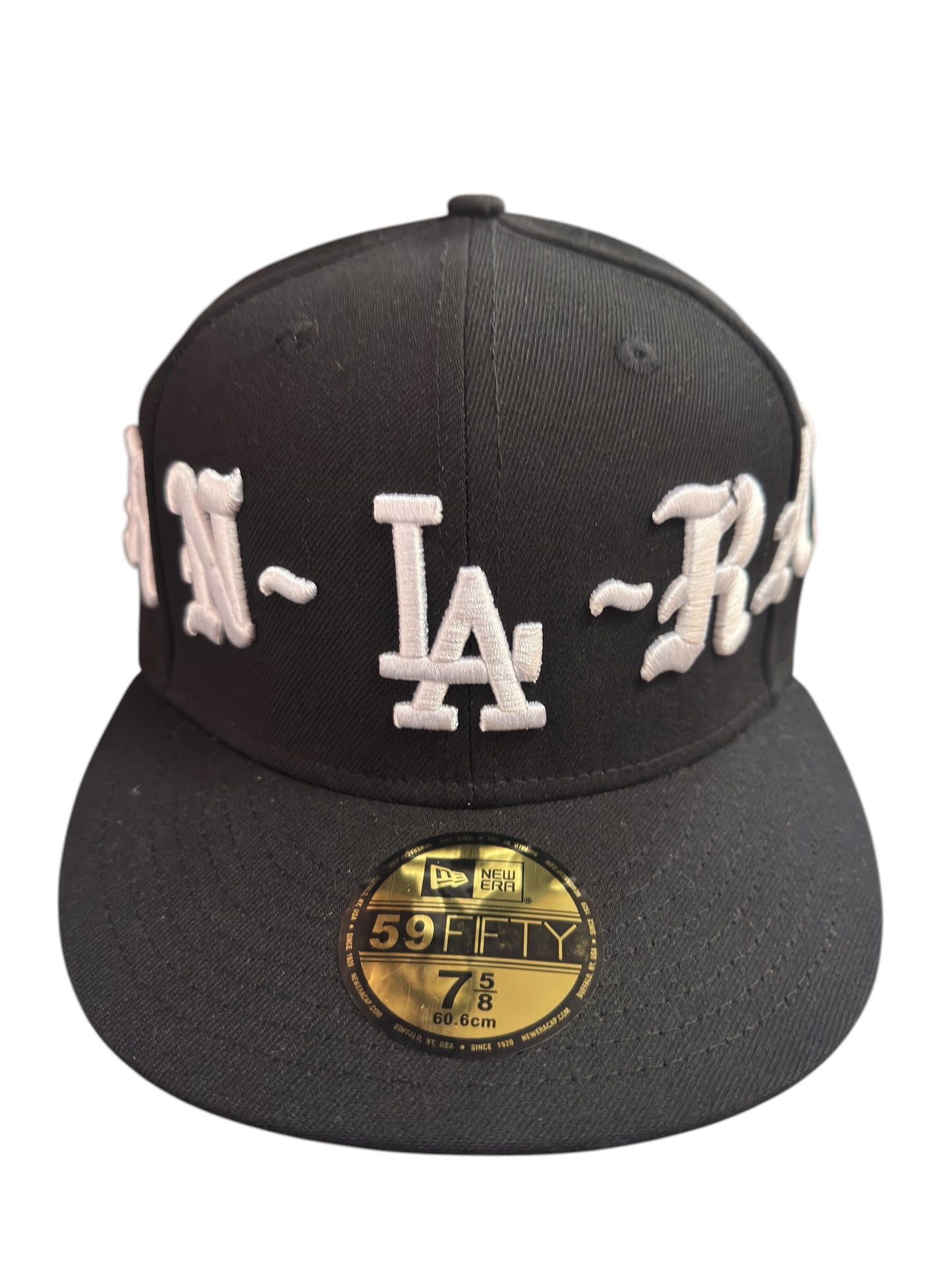 LA Born X Raised New Era Fitted Black Size 7 5/8