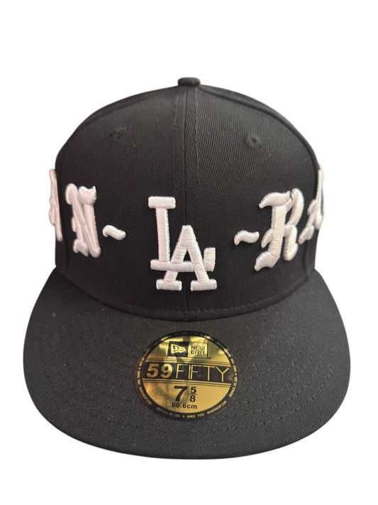 LA Born X Raised New Era Fitted Black Size 7 5/8