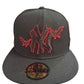 NY Batman New Era Fitted Black Size 7