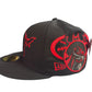NY Batman New Era Fitted Black Size 7