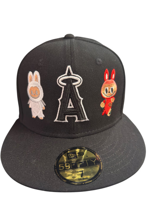 Angels LaBubu New Era Fitted Black Size 7