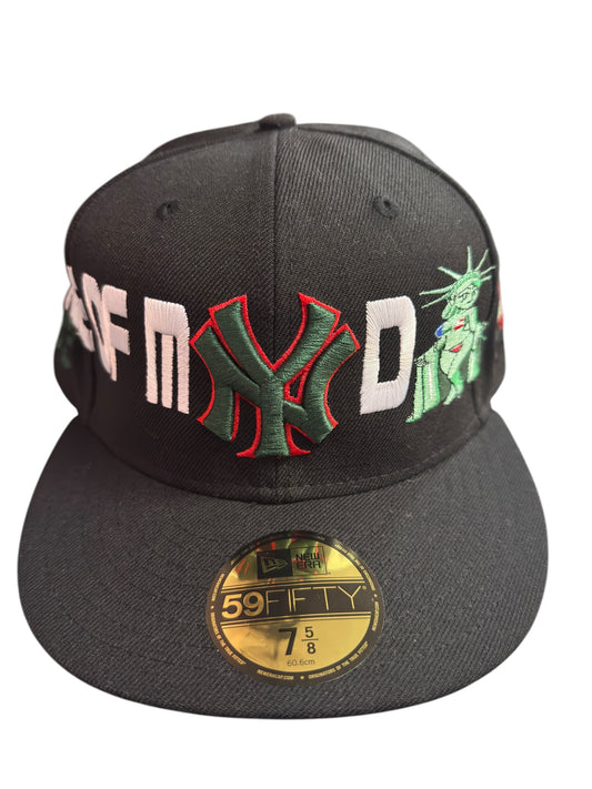 NY State of Mind New Era Fitted Black Size 7 5/8