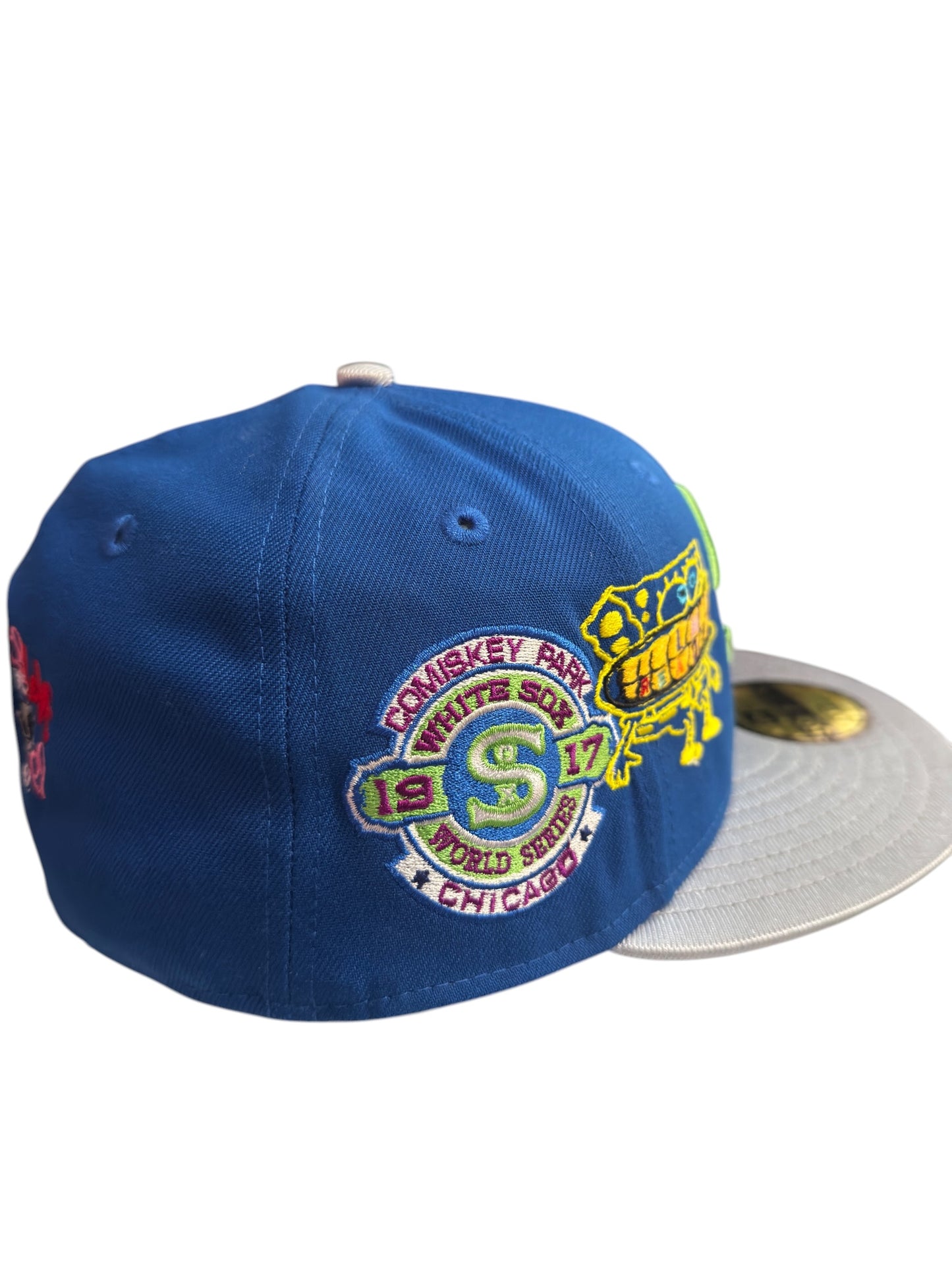 Sox New Era Fitted Blue / Grey Size 7 3/8