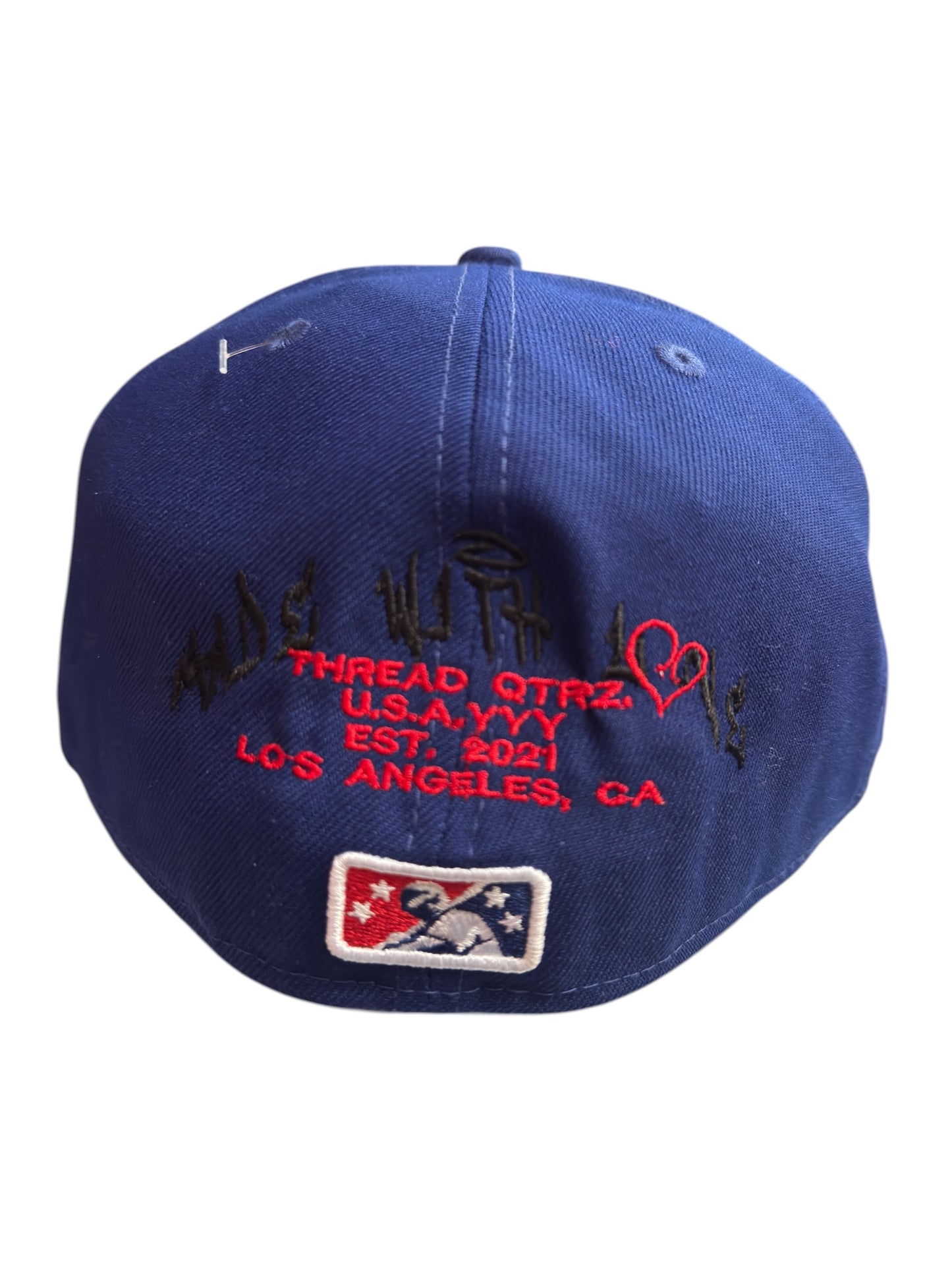 OKC New Era Fitted Blue / Red / White Size 7 5/8