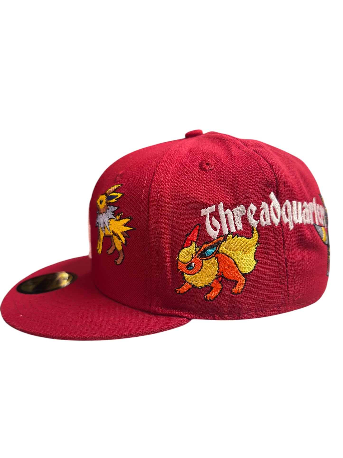 LA Eevee Evolution New Era Fitted Size 7 1/4 Red