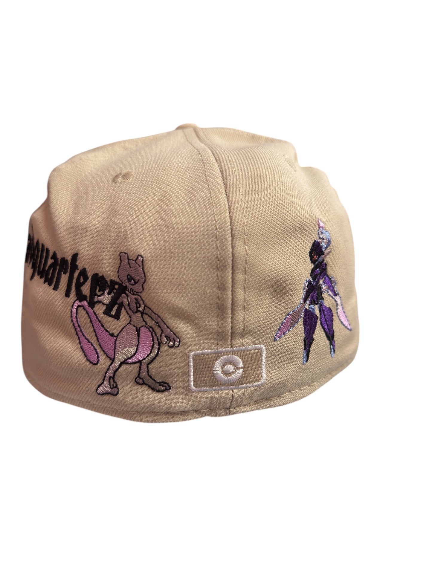 LA Pokemon Pink / Khaki New Era Fitted Size 7