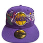 Lakers Gundam Main Character New Era Fitted Purple Size 7 1/4