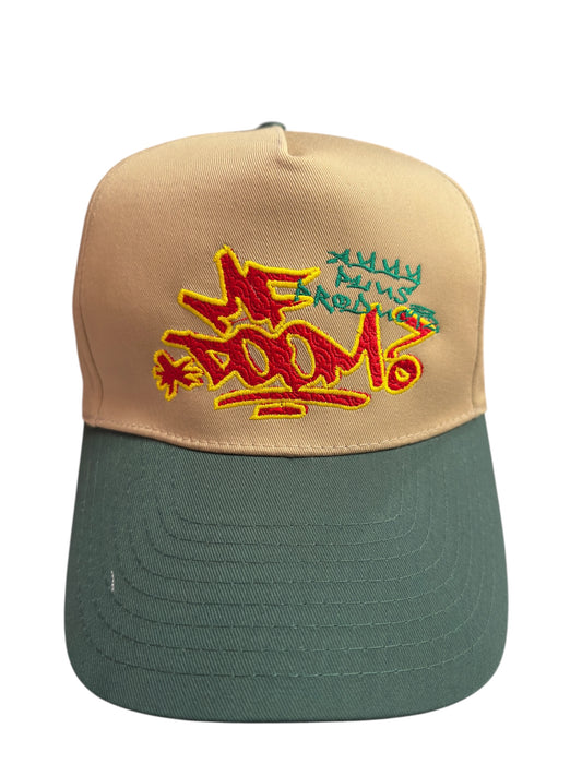MF Doom Khaki / Dark Green Snapback